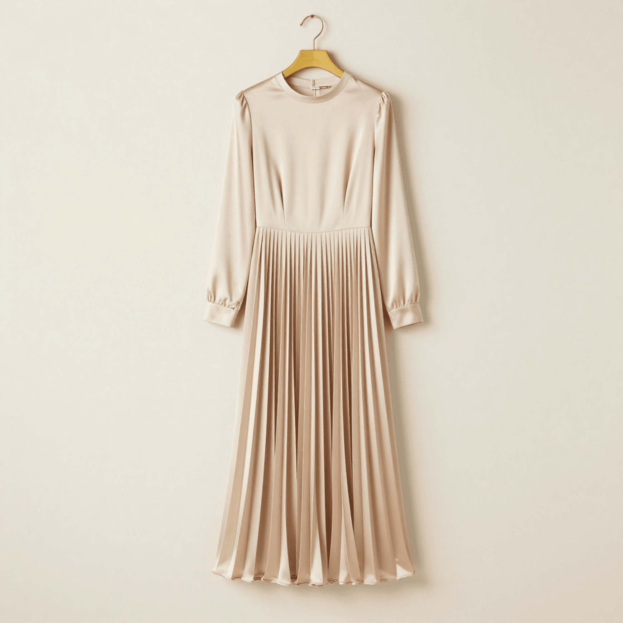 Pleated Maxi Dress
