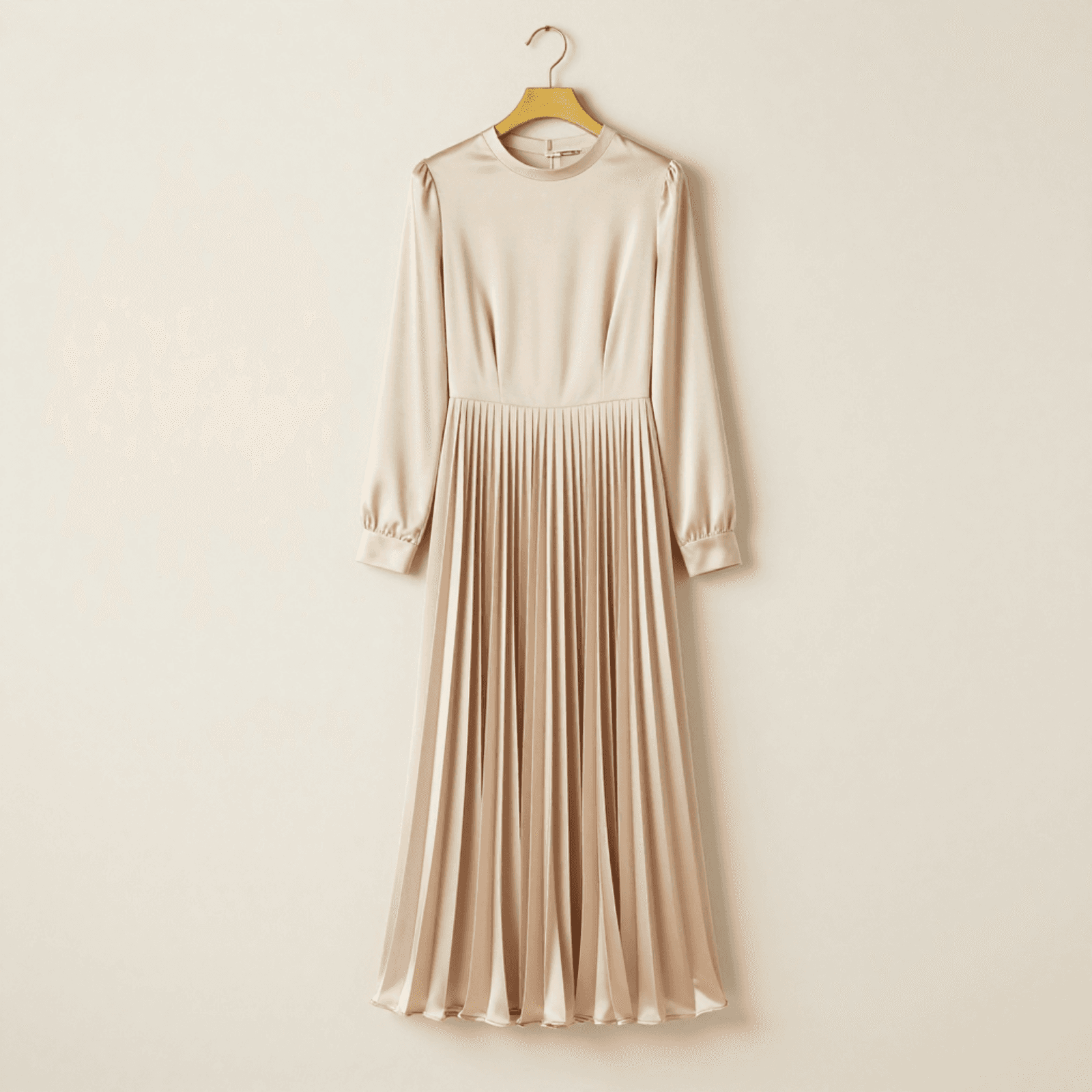 Pleated Maxi Dress