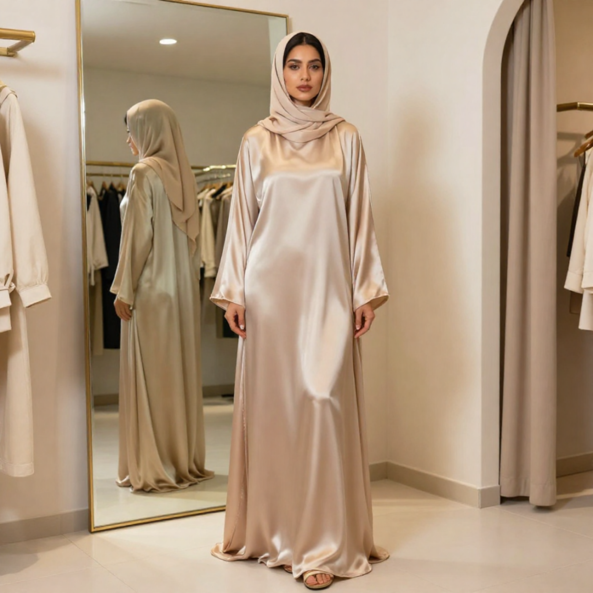 Satin Abaya
