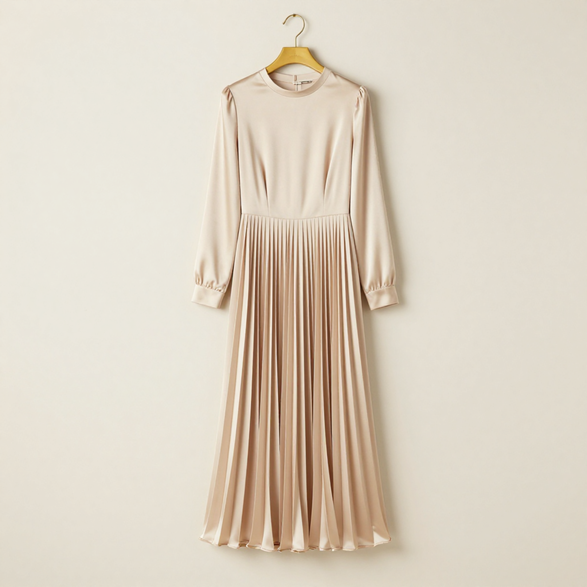 Pleated Maxi Dress